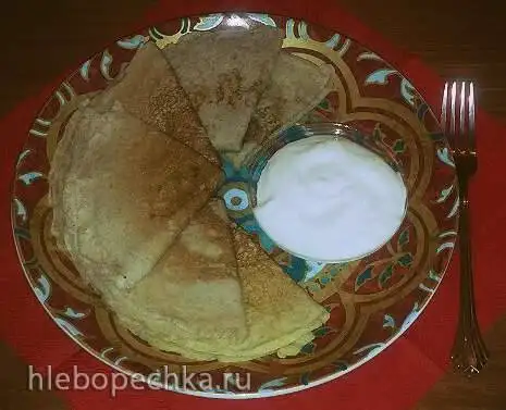 Блинчики цельнозерновые (овсяные, гречневые, пшенные, 4 злака)