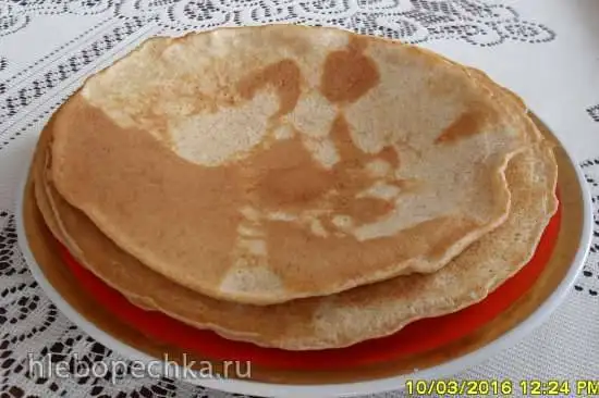 Творожные блинчики и вафли из цельнозерновой муки без сахара