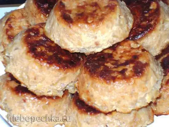 Котлеты капустные, запеченные