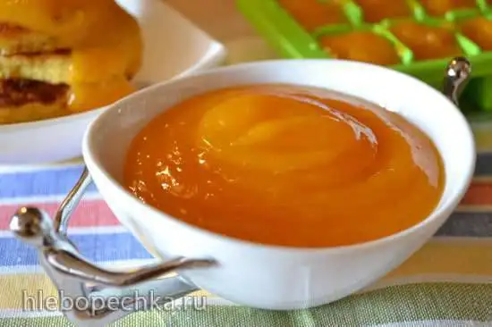 Тыква дольками, томленая в пряном сиропе и тыквенный соус «два из одного»