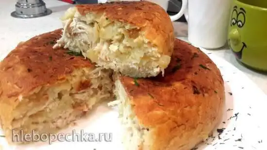 Капустная запеканка с куриной грудкой (мультиварка Philips HD4749)