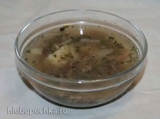 Крупник - польский грибной суп
