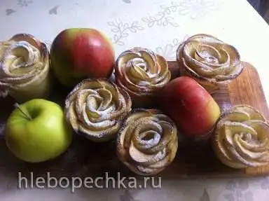 Яблочные розочки