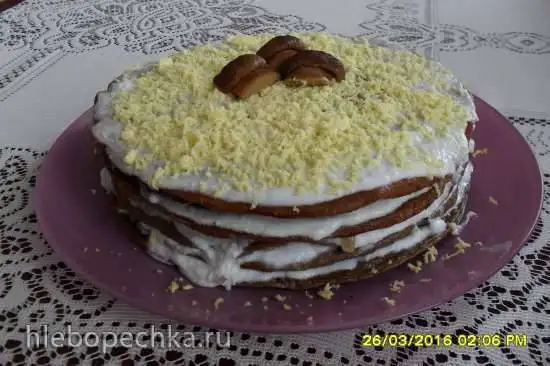 Торт из куриной печени
