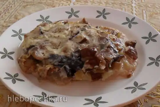 Морской язык под грибной «шубой»