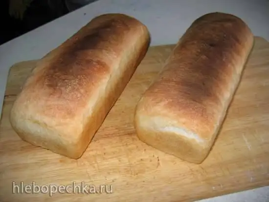 Пшеничный хлеб на двух опарах