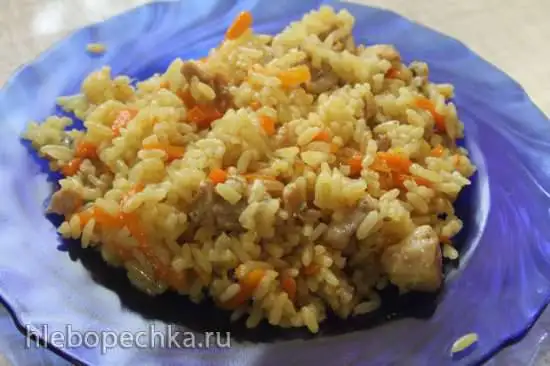 Плов из курицы в мультиварке Steba