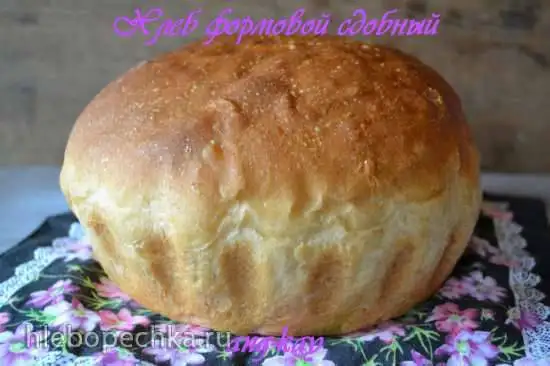 Хлеб формовой сдобный