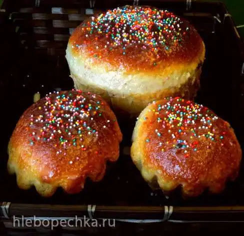 Заварной кулич на биге