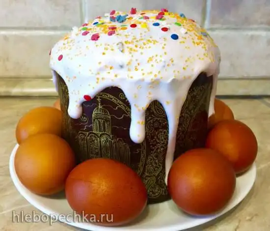 Кулич Пасхальный «Мечта» и Глазурь Желатиновая