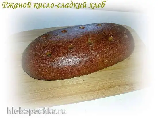 Ржаной кисло-сладкий хлеб