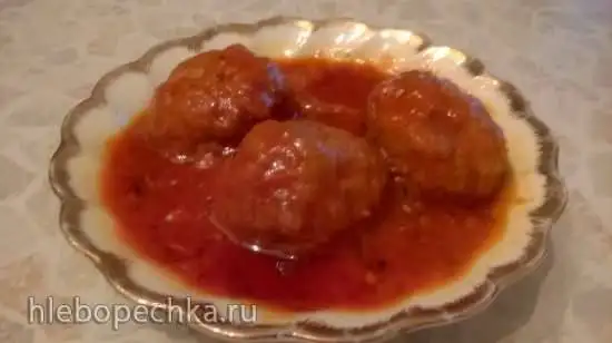Тефтели в кисло-сладком соусе с сыром