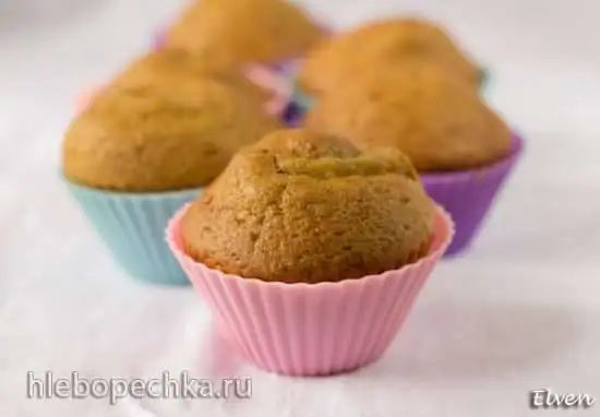 Кексы карамельные с бананом