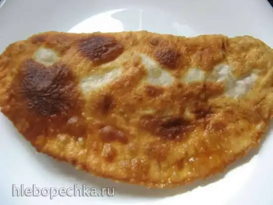 Чебуреки домашние (тесто на кефире)