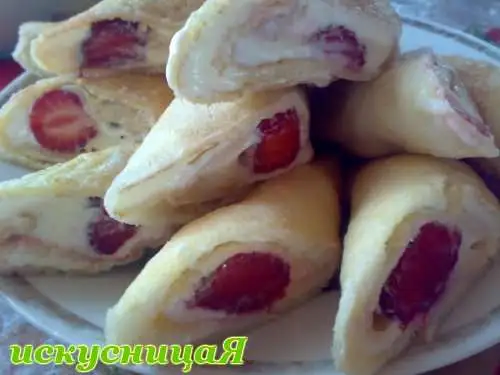 Блины «Клубничное умоохлаждение!»