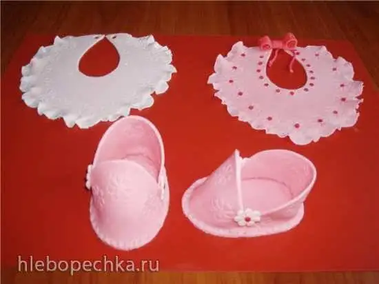 Пинетки из мастики