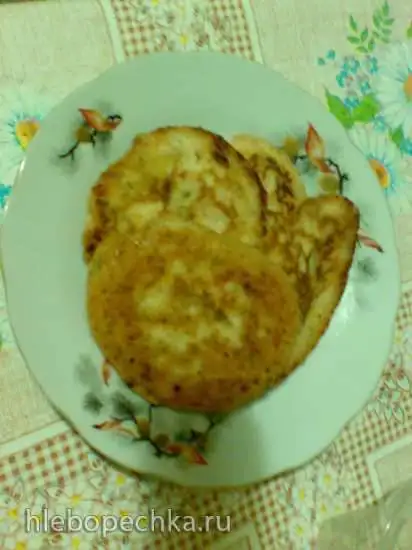 Оладьи из лососевых молок