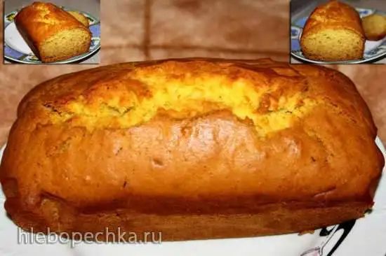 Апельсиновый кекс, постный