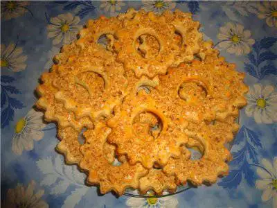 Песочные колечки с арахисом