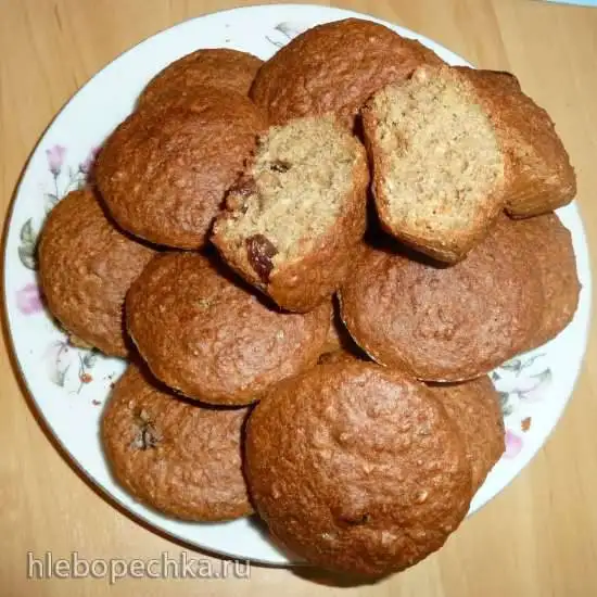 Кексы диетические овсяные