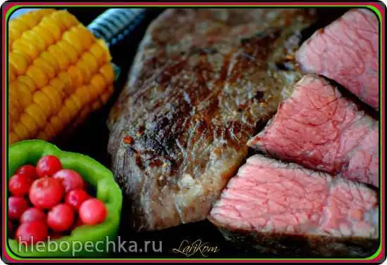 Стейк из говядины по технологии су-вид в Caso SousVide Center SV 1000