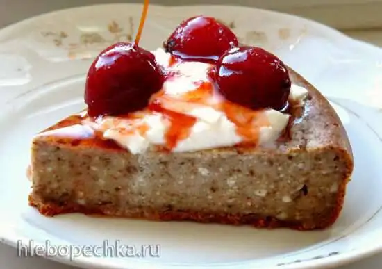 Творожная запеканка с клетчаткой из Иван-чая