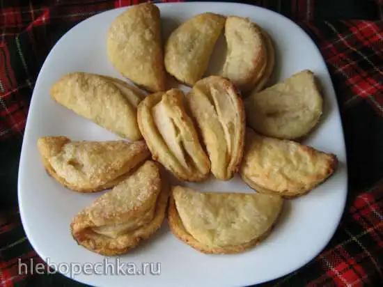 Творожное печенье с яблоками