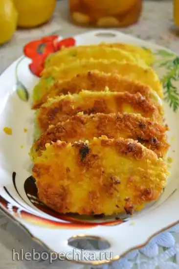 Кабачки в  ароматных пряностях под хрустящей корочкой