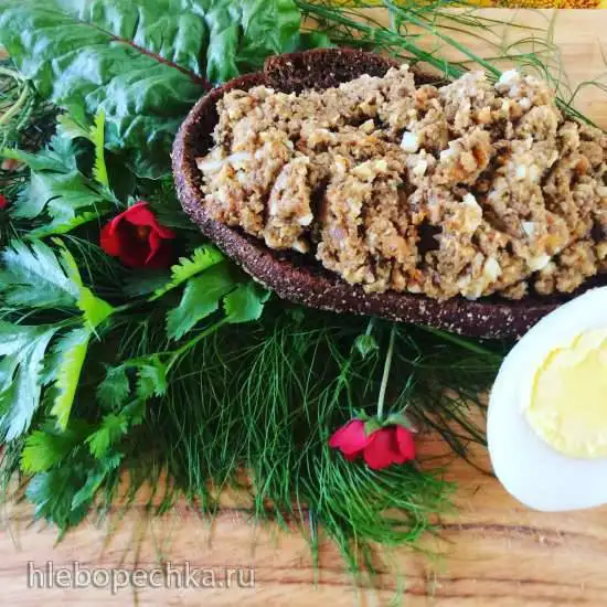 Паштет из утиной печени с фенхелем и грибами