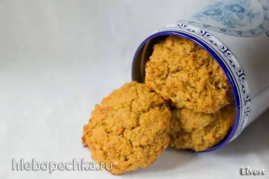 Постное морковное печенье «Микс»