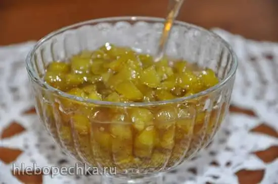 Огуречное варенье в микроволновой печи