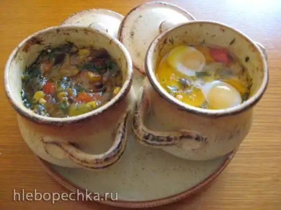 Балканское блюдо «Гювеч с мясом»  (духовой электрический шкаф)