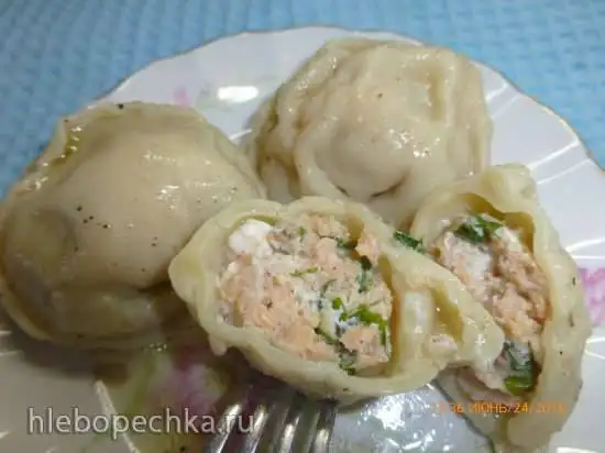 Пельмени рыбные нежные