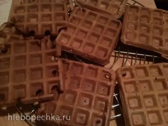 Хрустящие шоколадные вафли