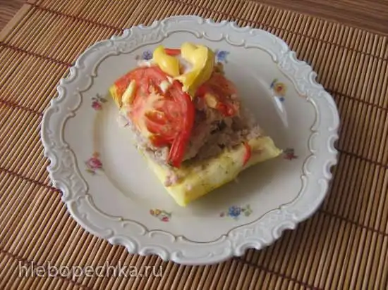 Кабачок фаршированный