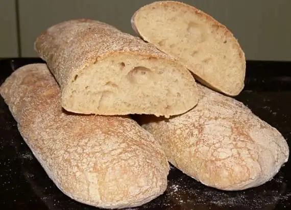 Чиабатта без замеса