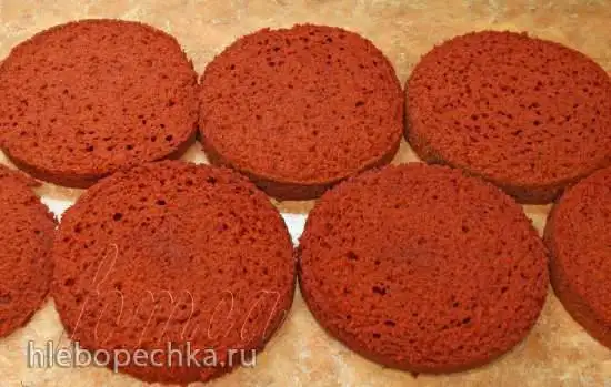 Бисквит «Красный бархат» (Red Velvet)