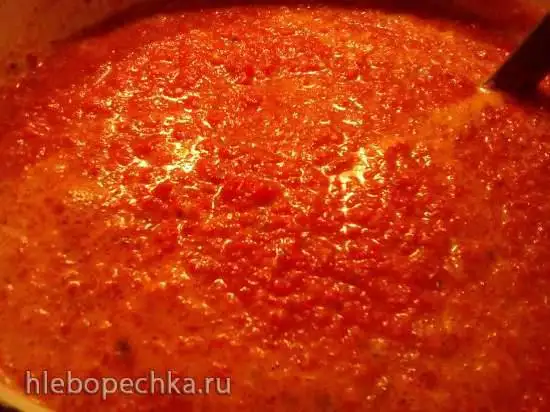 Аджика из болгарского перца