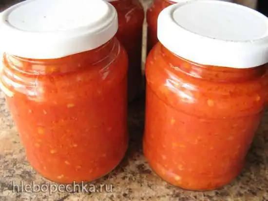 Соус овощной острый