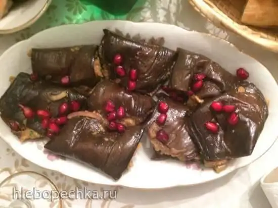 Баклажаны с орехами «Праздничные»