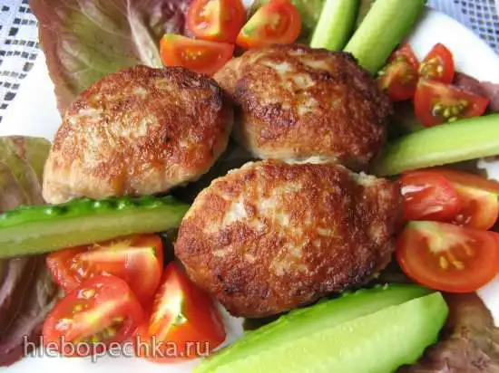 Котлеты сочные мясо-растительные