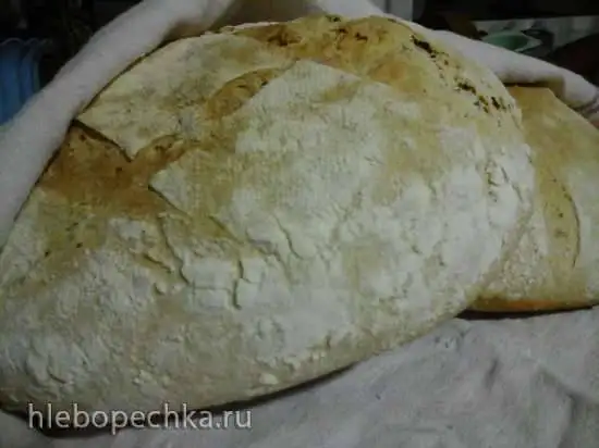 Пшеничный хлеб по мотивам Jefferey Hamelman