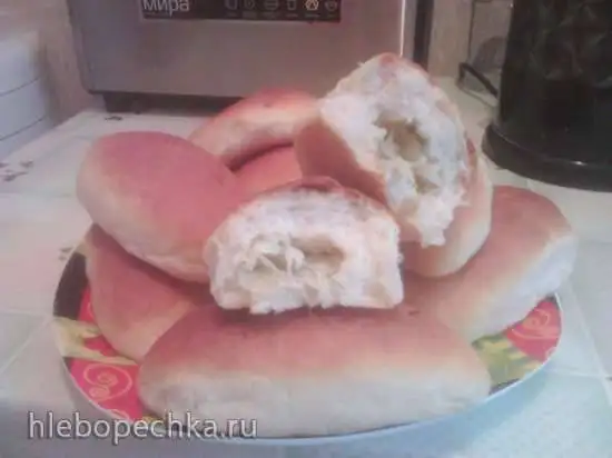 Пирожки со свежей капустой (не тушеной)