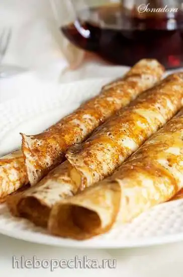 Блины с овсянкой на кефире (дрожжевые и бездрожжевые)