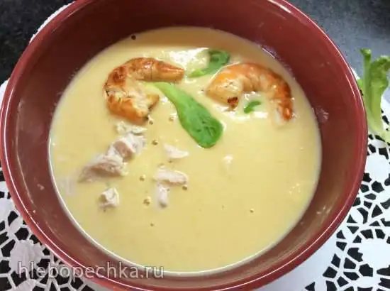 Суп пюре кукурузный «Как в Якитории»
