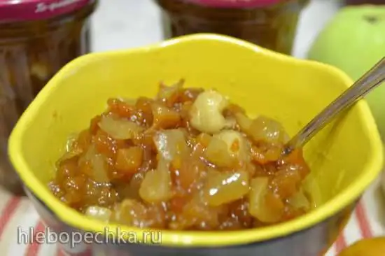 Варенье-чатни лисичковое с антоновкой