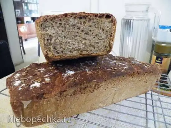 Ржаной европейский хлеб с мёдом и тмином