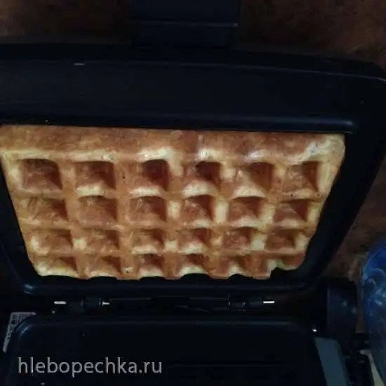 Вафли на кефире