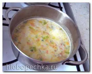 Овсяный легкий супчик