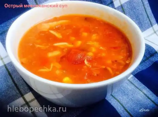 Острый мексиканский суп